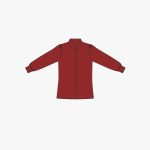 BLOUSE MAROON FULL SLEEVE (GIRLS)
