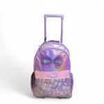 Smiggle 20 Inch Butterfly Trolley School Bag Original for Grade 1 Till Grade 5 Girls