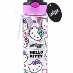 Smiggle Hello Kitty Themed Push Button Straw Water bottle – Plastic – 680ml