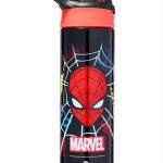 Smiggle Marvel Spiderman Themed Push Button Straw Water bottle – Plastic – 680ml