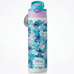 Smiggle Stitch Push Button Straw Water bottle – Stainless Steel- 520ml